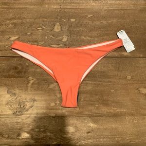 Tilly’s coral bikini bottoms, never worn, size M
